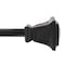 Kenney Mfg Kenney Seville 5/8" Standard Decorative Window Curtain Rod, 28-48", Matte Black KN75795NP - alternate 1